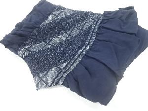 正絹　絞り古典柄模様男物兵児帯